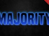 Majority Dark Blue Text Effect Generator