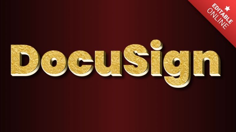 Docusign Blue Light 3d Text Effect Generator - Light Pattern Collection - Mobile Quality