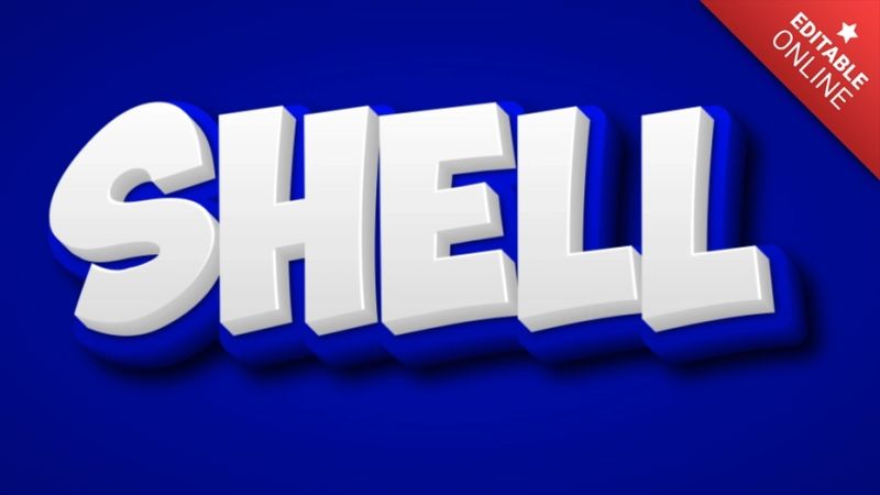 Shell Text Style Effects Generator - 8K Nature Patterns for Desktop