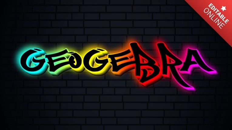 Geogebra Rip Text Effect Generator - Best Abstract Pictures in Mobile