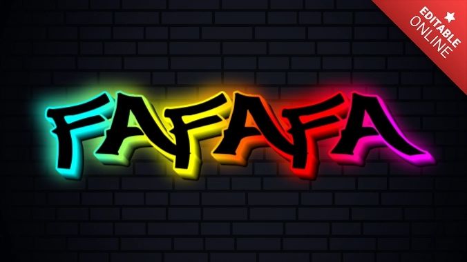 Fafafa Text Effect Generator - Light Images - Amazing Ultra HD Collection