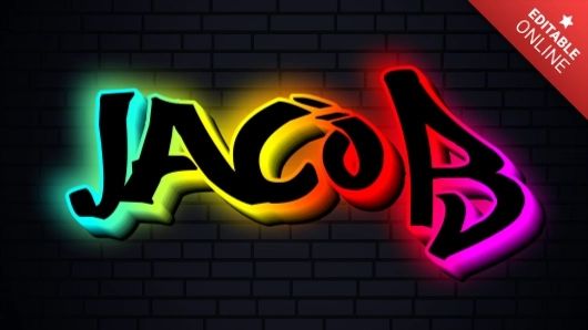 Jacob Font Text Effect Generator - Download Perfect Gradient Picture | Ultra HD