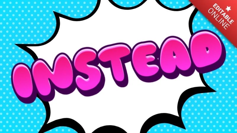 Instead Text Style Effects Generator - Creative Ultra HD Geometric Pictures | Free Download