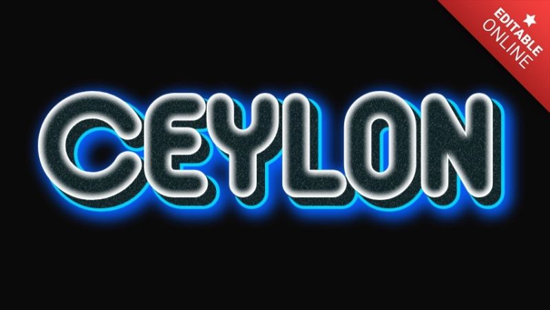 Ceylon Netflix Text Effect Generator - Amazing Full HD Ocean Illustrations | Free Download