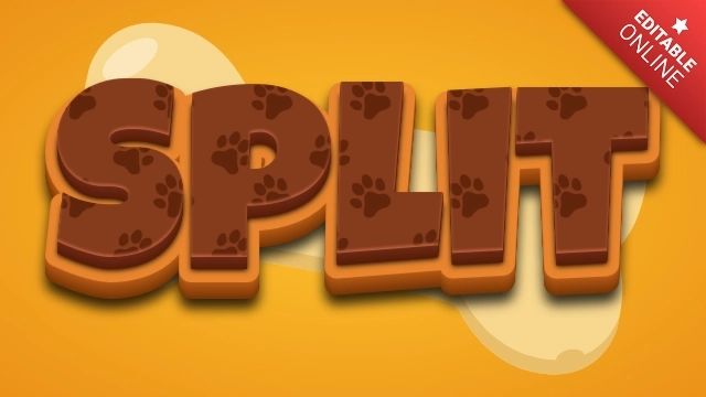 Split Font Generator Text Effects - Premium Vintage Image Gallery - 4K