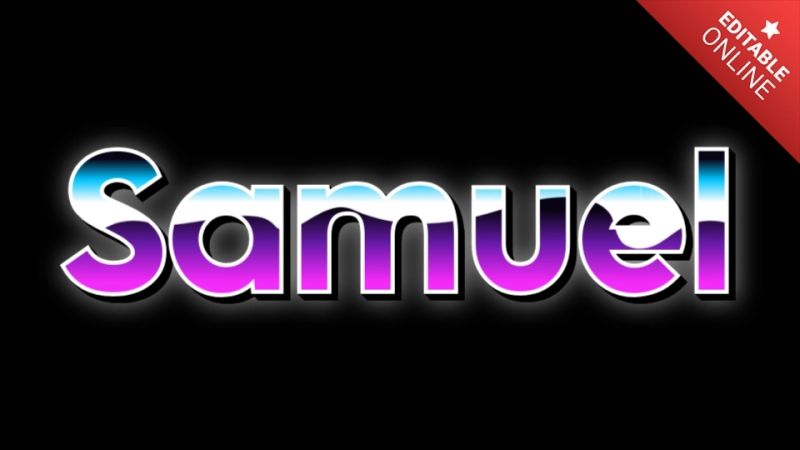 Samuel Text Effect Generator - Nature Illustrations - Modern Ultra HD Collection