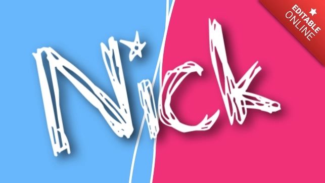 Nick Text Effect Generator - Ocean Pattern Collection - Retina Quality