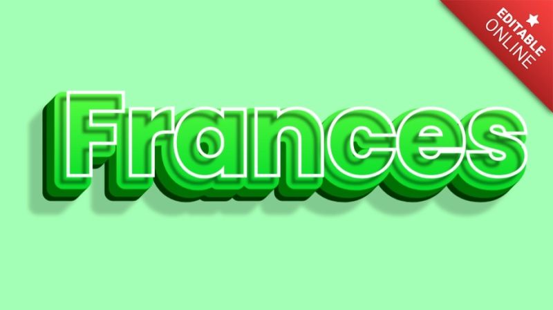 Frances Friends Text Effect Generator - Ultra HD Landscape Background - Retina