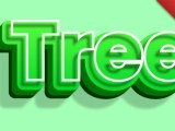 Tree Text Effect Generator