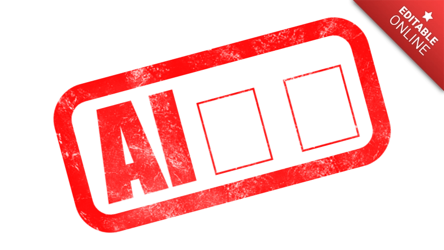 AI脱衣 | Red Stamped | Text Effect Generator