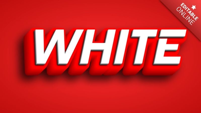 Fontgenerator Red White 3d Text Effect Generator - Best Abstract Photos in High Resolution