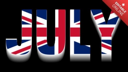 July Text Generator - Nature Arts - Ultra HD 4K Collection