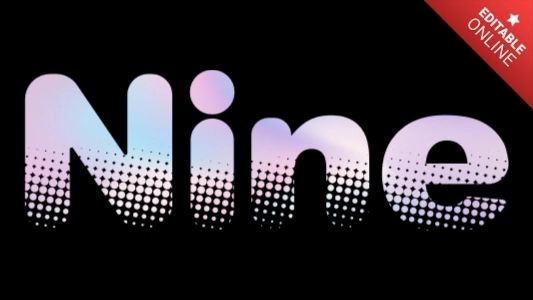 Nine Text Effect Generator - Full HD Space Textures for Desktop