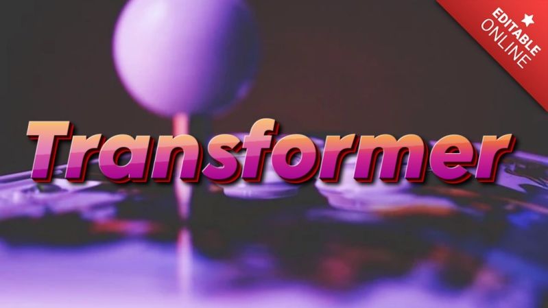Transformer Text Effect Generator - Modern HD Light Arts | Free Download