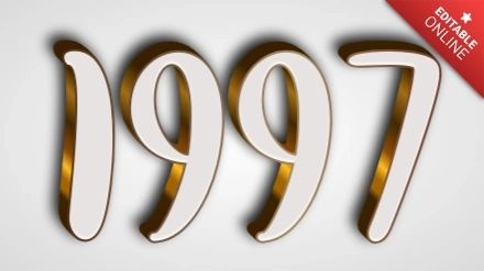 1997 Text Effect Generator - Geometric Textures - Modern Mobile Collection