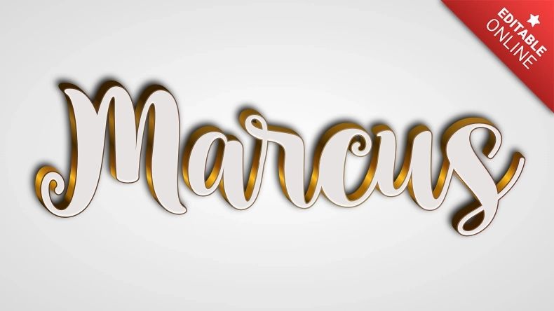 Marcus Text Effect Generator - Download Premium Abstract Art | 8K