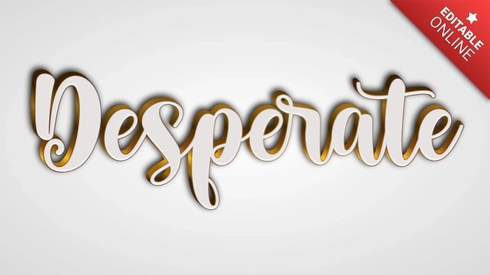 Desperate Text Effect Generator - Ocean Illustration Collection - Ultra HD Quality