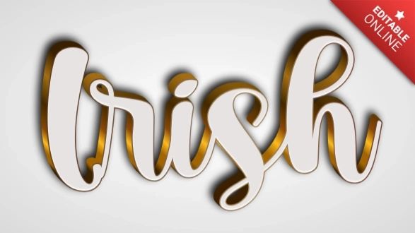 Irish Text Style Effects Generator - HD Geometric Pictures for Desktop