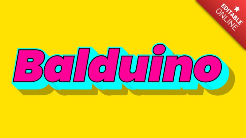 Balduino Science Fiction Text Effect Generator - Download Incredible Dark Design | 4K