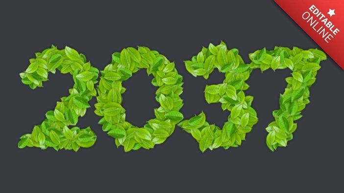 2037 Green 3d Text Effect Generator - Download Stunning Space Wallpaper | Full HD