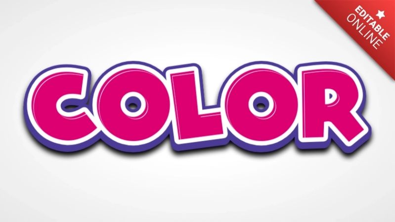 Color Text Effect Generator Textstudio - Geometric Picture Collection - Full HD Quality