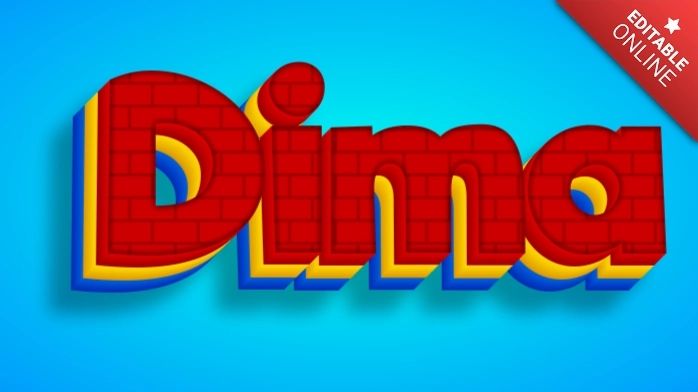 Dima Hold 3d Text Effect Generator - Premium Colorful Wallpaper Gallery - High Resolution
