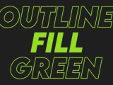Derek Green Fill Outline Text Effect Generator
