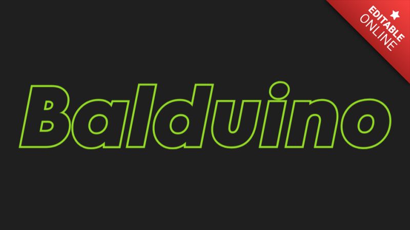 Balduino Green 3d Text Effect Generator - HD Dark Pictures for Desktop