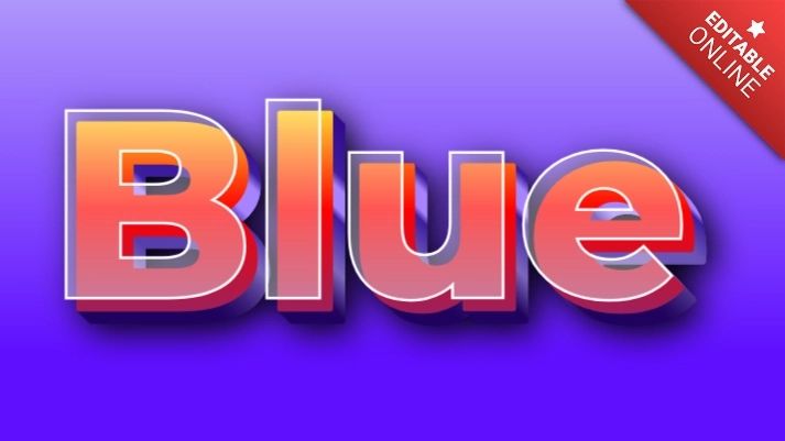Blue 3d Text Effect Font Generator - High Resolution Light Pictures for Desktop