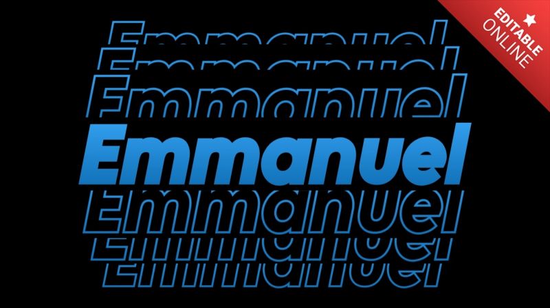 Emmanuel Text Effect And Logo Design Name - Artistic Ultra HD Colorful Photos | Free Download