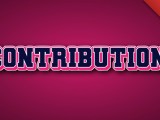Contribution Text Effect Generator