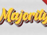Majority Text Effect Generator