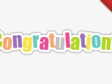 Congratulations Text Effect Generator