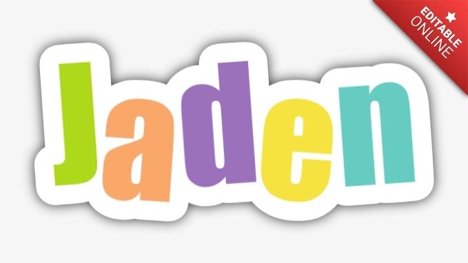 Jaden Text Effect Generator Textstudio - Premium Minimal Design Gallery - High Resolution