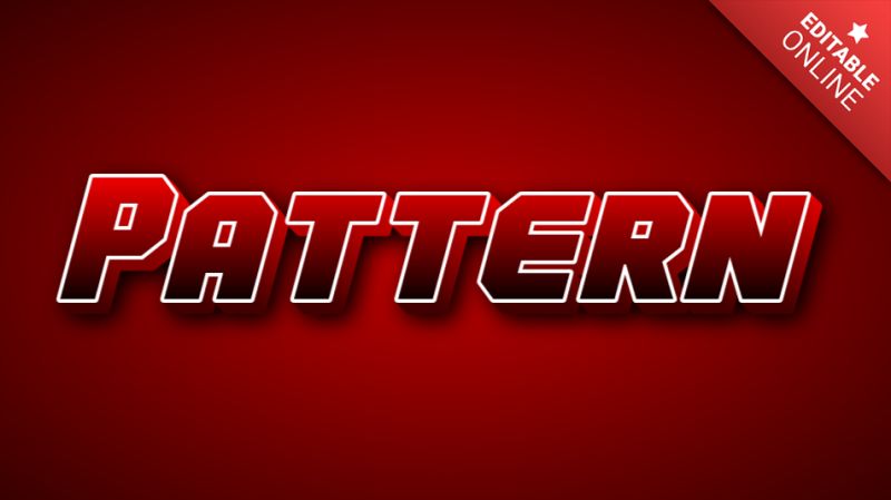 Pattern Logo Text Effect Generator - Light Arts - Amazing Ultra HD Collection