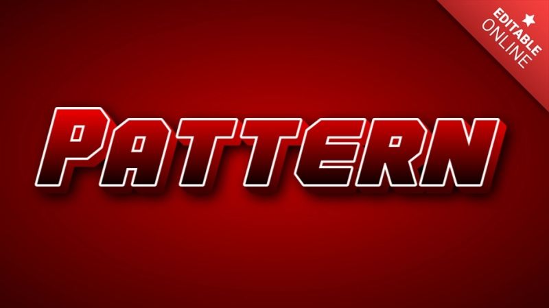 Pattern Text Effect Generator Textstudio - Premium Geometric Picture Gallery - Retina