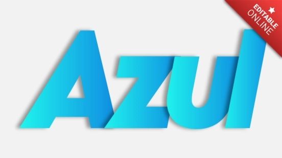Azul Font Generator Text Effects - Mountain Pattern Collection - HD Quality