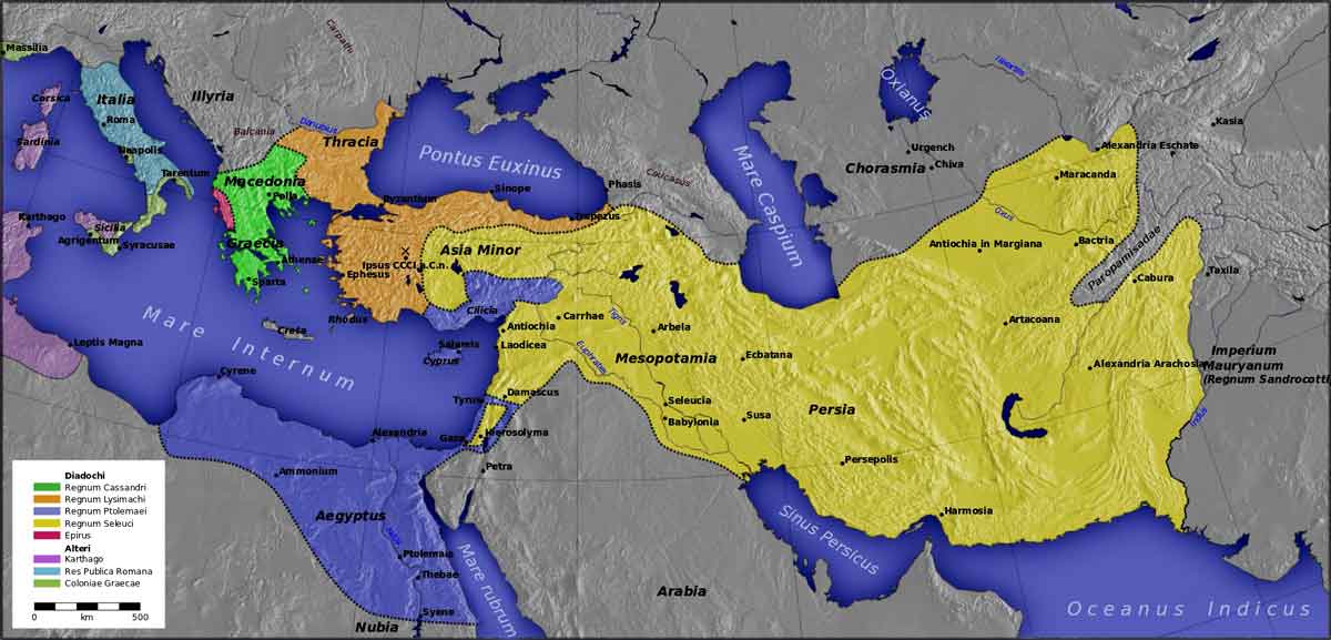 What Was The Hellenistic World Like Alexander The Great S Legacy Hellenistic World Map 