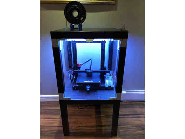 Ender 3 V2 Psu Mount For Ikea Lack Enclosure By Nickpro99 Thingiverse