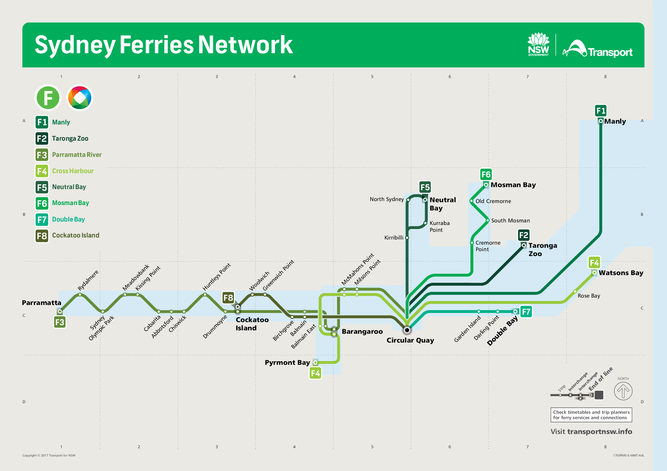 Grinders Ferry Map At Candis Langdon Blog Sydney Ferries Network Map 