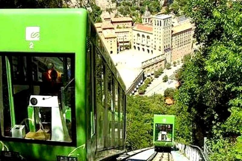 Take the train to monistrol de montserrat and ride the rack railway or cable car to the top of the holy mountain. Winery Montserrat Tour With Cogwheel Train Barcelona