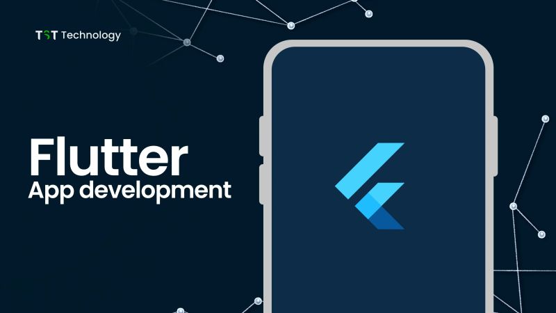 Applications Framework Flutter Softwaredevelopment - Creative Ocean Texture - Mobile