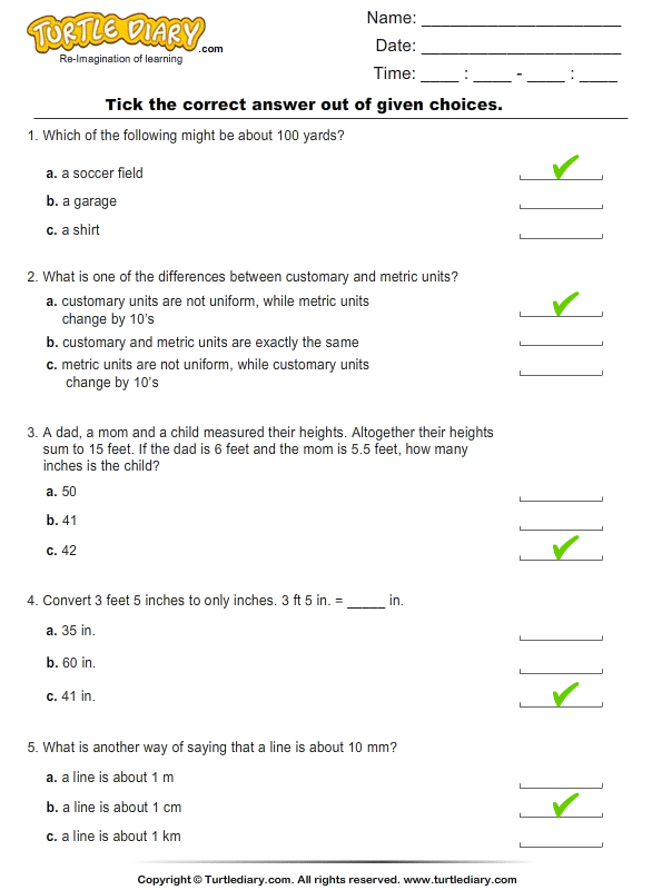 Converting customary units worksheet