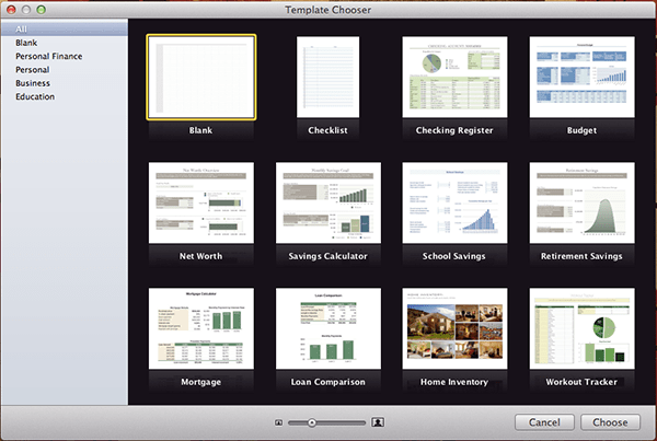 Getting Started With Numbers On Os X