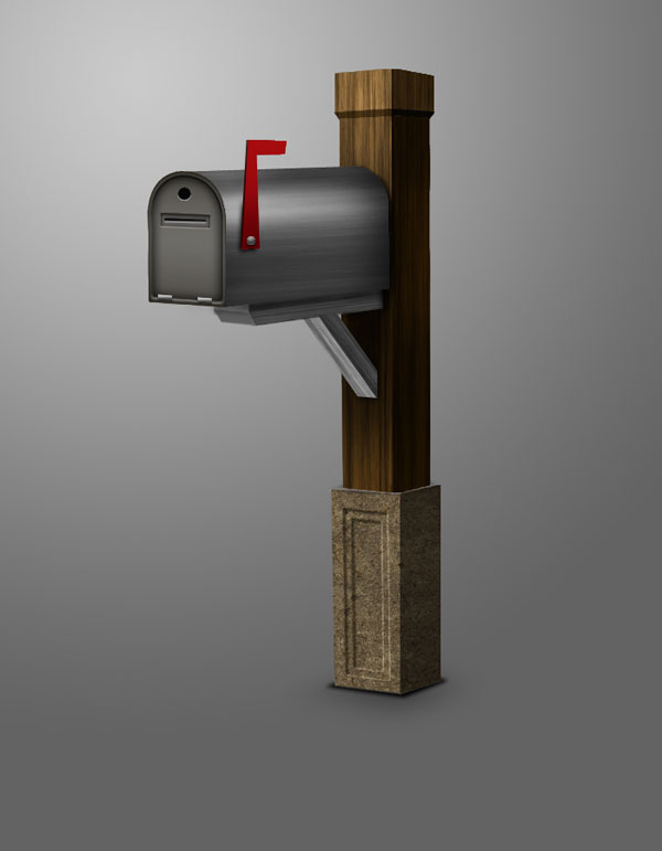 Draw A 3d Mailbox With Photoshop
