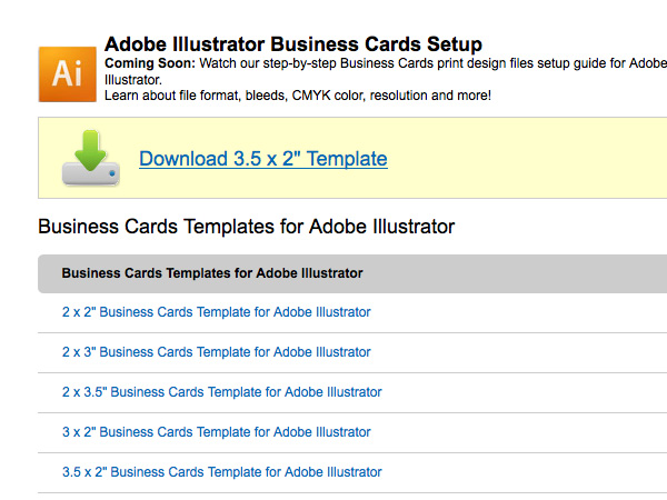Create A Business Card In Illustrator And Print It With Uprinting