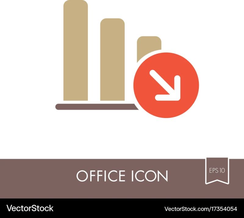 Decrease Outline Icon Office Sign Graph Stock Vector Royalty Free 2162759311 Shutterstock - Premium Space Design Gallery - Desktop