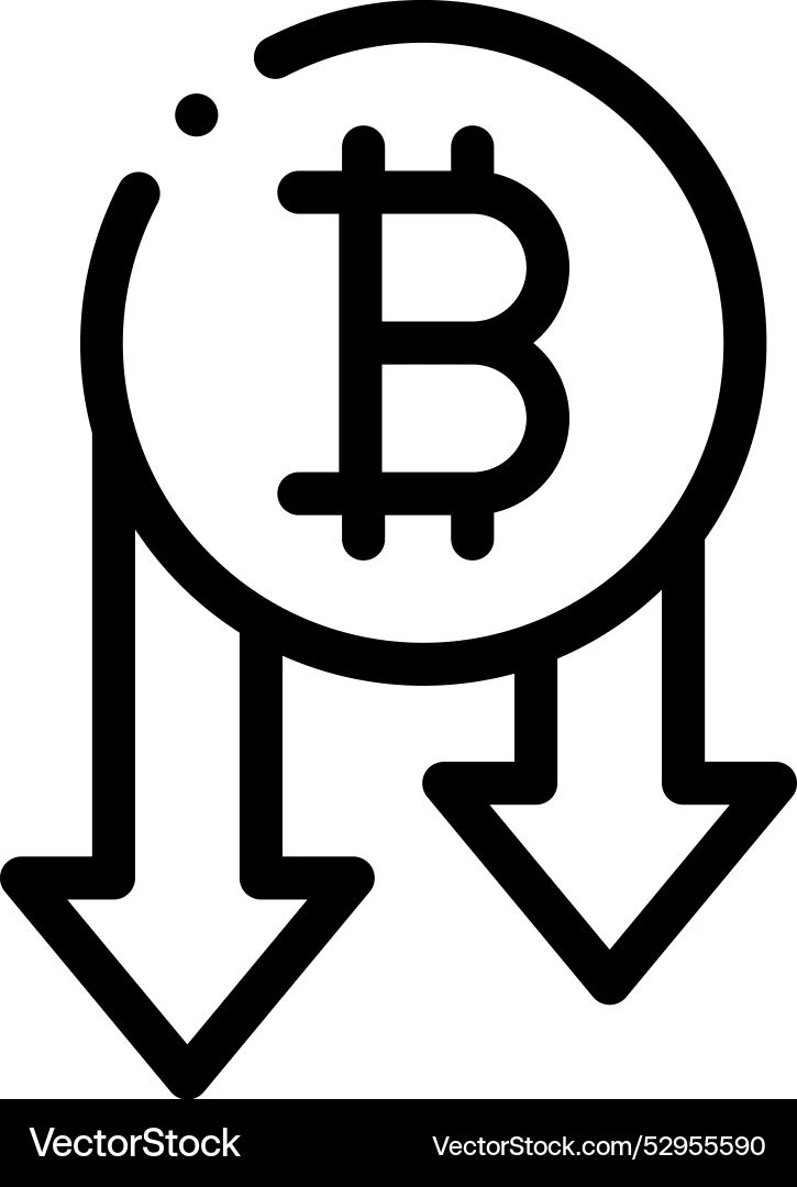 Decrease Icon Vector Image Stock Vector Image Art Alamy - Premium Ocean Image Gallery - Ultra HD