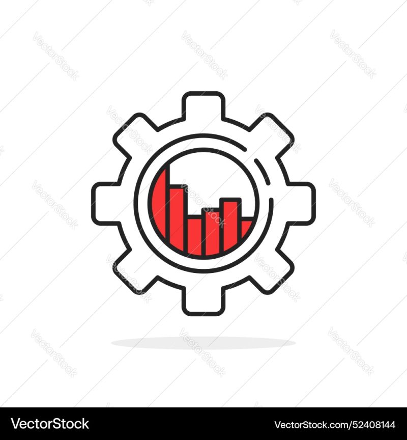 Efficiency Decrease Graphic Icon Monochrome Style Stock Vector Royalty Free 1176159661 - Geometric Wallpaper Collection - High Resolution Quality