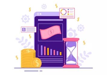 Cost Reduction With Decrease Price Minimising Vector Image - Mountain Wallpaper Collection - 8K Quality